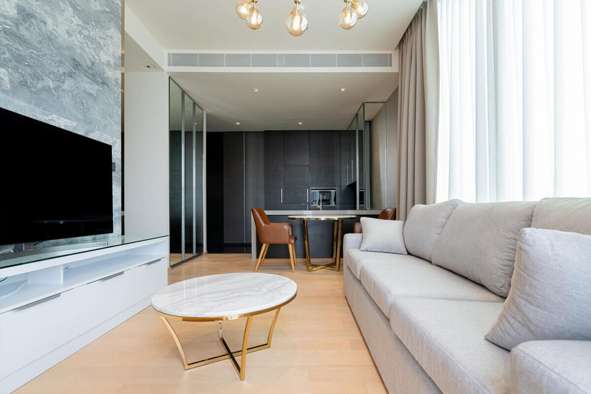 Executive suite living area in a Sapphire Asta serviced apartment